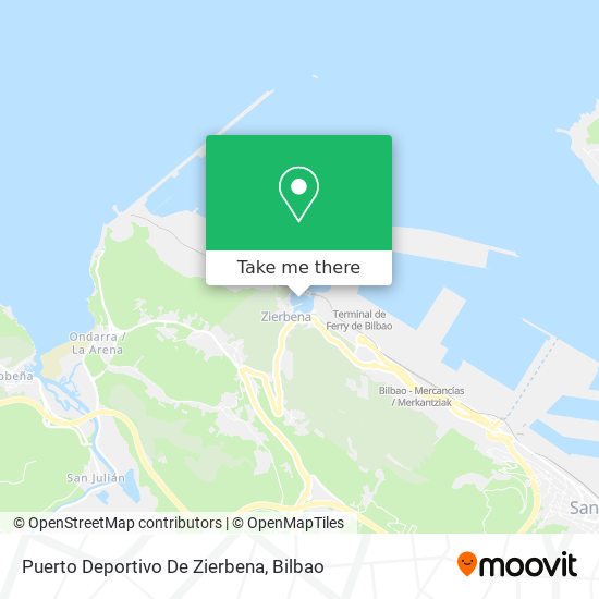 mapa Puerto Deportivo De Zierbena