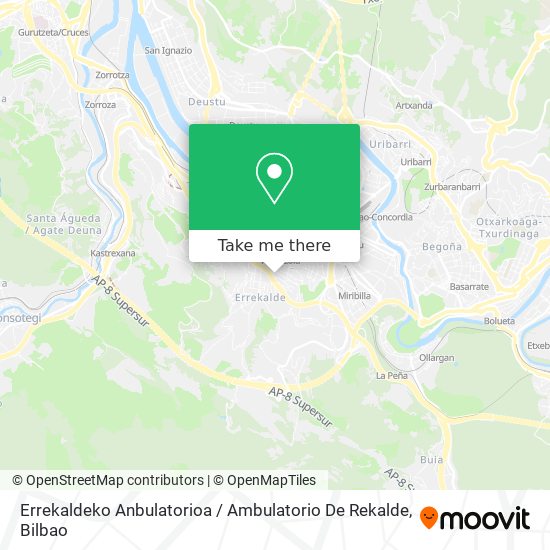 Errekaldeko Anbulatorioa / Ambulatorio De Rekalde map
