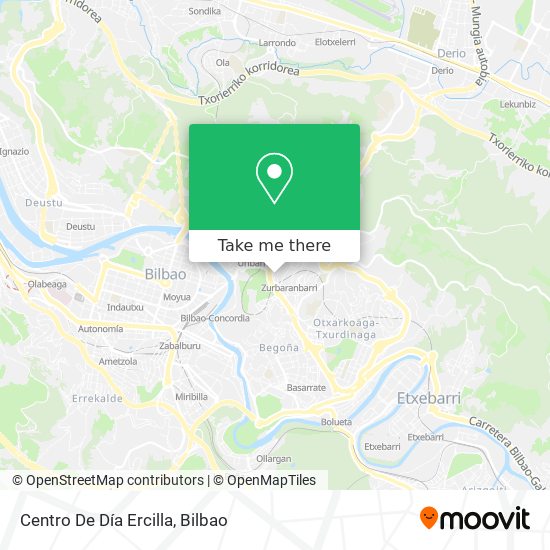 Centro De Día Ercilla map