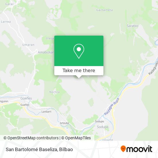 San Bartolomé Baseliza map