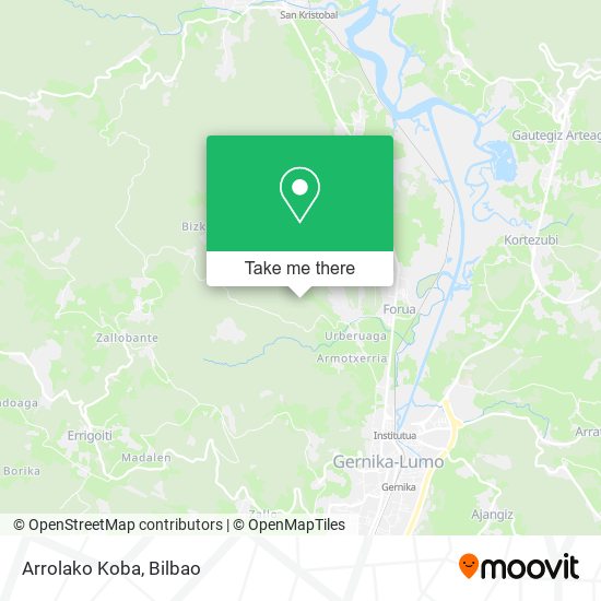 Arrolako Koba map