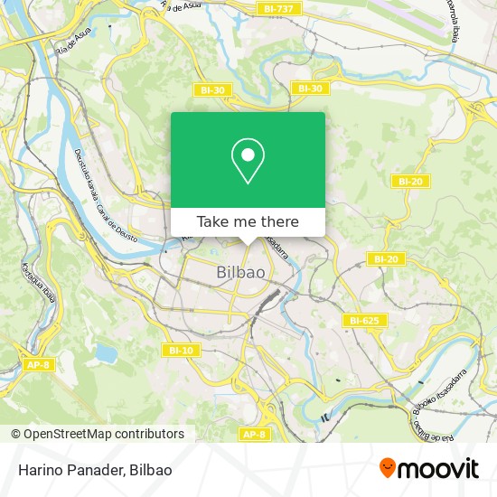 Harino Panader map