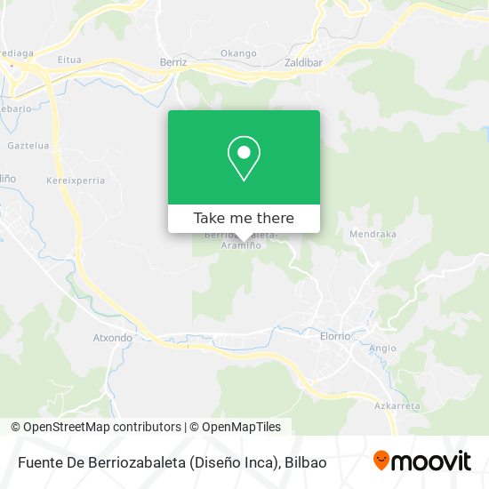Fuente De Berriozabaleta (Diseño Inca) map