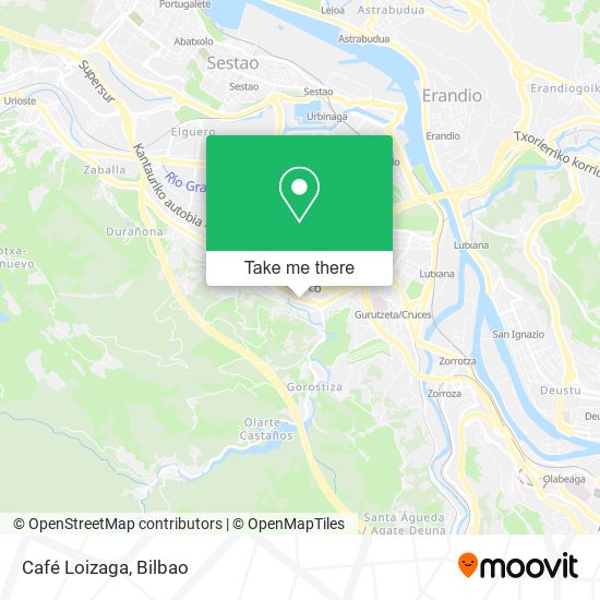 Café Loizaga map