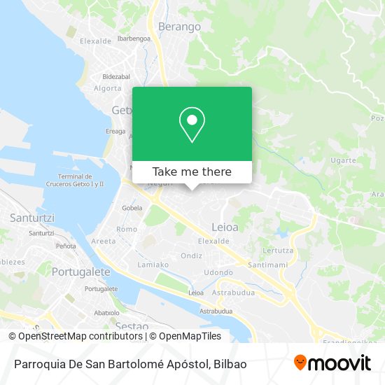 mapa Parroquia De San Bartolomé Apóstol