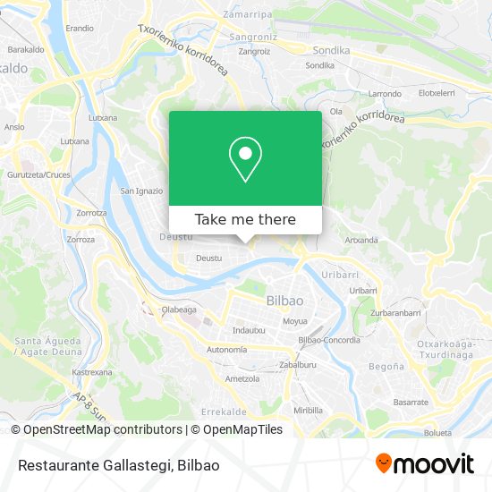 Restaurante Gallastegi map