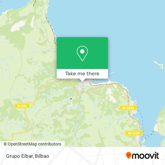 Grupo Eibar map