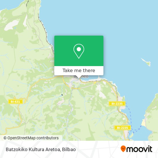 Batzokiko Kultura Aretoa map