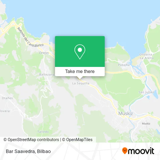 Bar Saavedra map