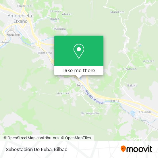 Subestación De Euba map