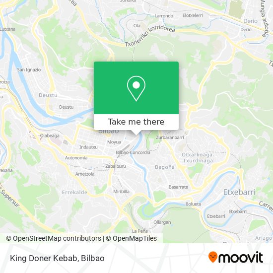 mapa King Doner Kebab