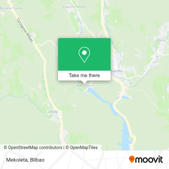mapa Mekoleta