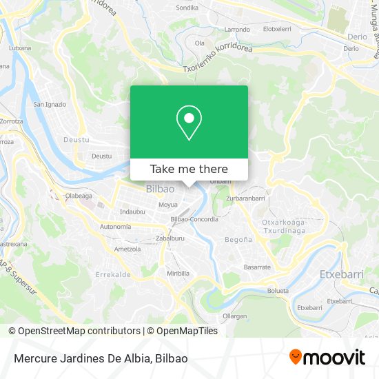 Mercure Jardines De Albia map