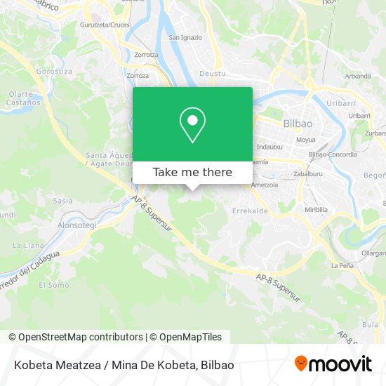 Kobeta Meatzea / Mina De Kobeta map