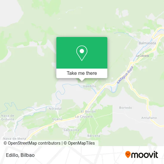 Edillo map