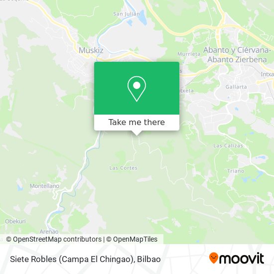 Siete Robles (Campa El Chingao) map