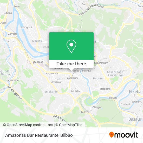mapa Amazonas Bar Restaurante
