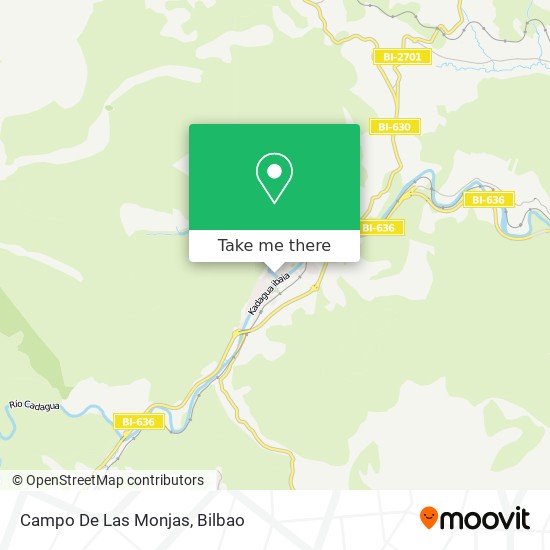 mapa Campo De Las Monjas