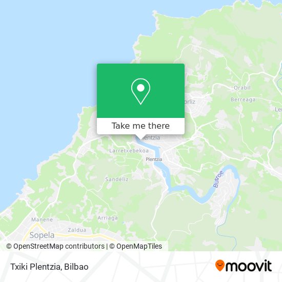 mapa Txiki Plentzia