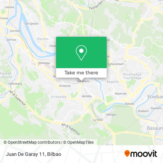 Juan De Garay 11 map