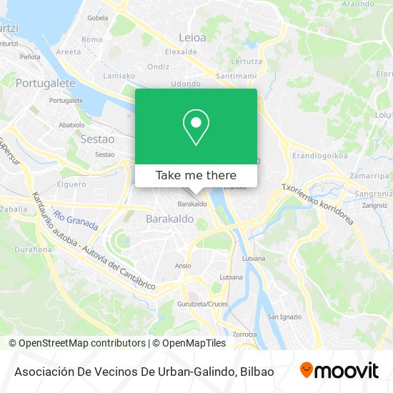 Asociación De Vecinos De Urban-Galindo map