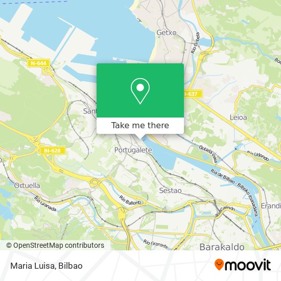 Maria Luisa map