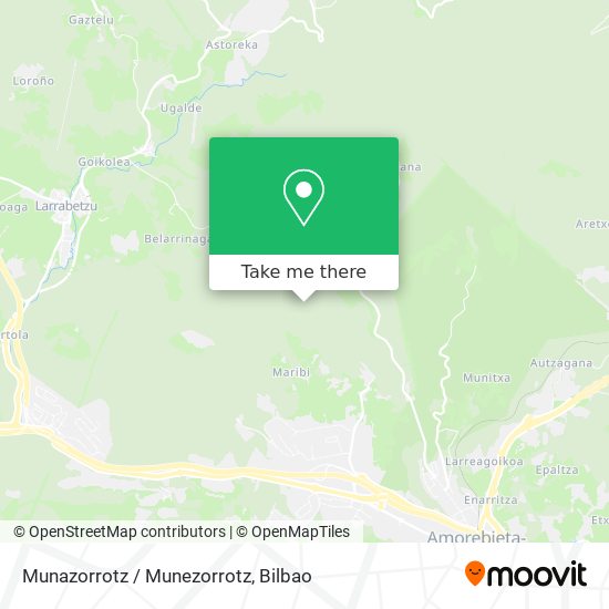 Munazorrotz / Munezorrotz map