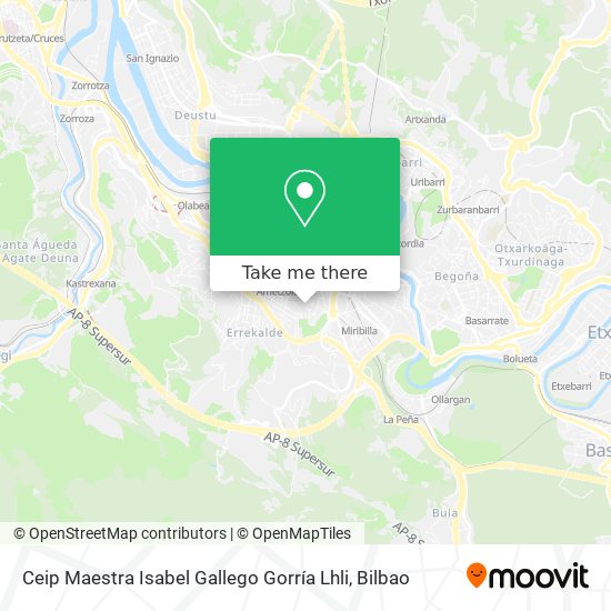 mapa Ceip Maestra Isabel Gallego Gorría Lhli