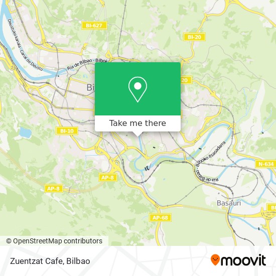 Zuentzat Cafe map