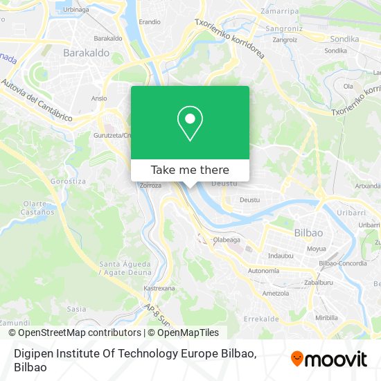 Digipen Institute Of Technology Europe Bilbao map