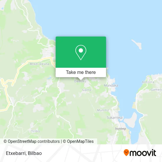 Etxebarri map