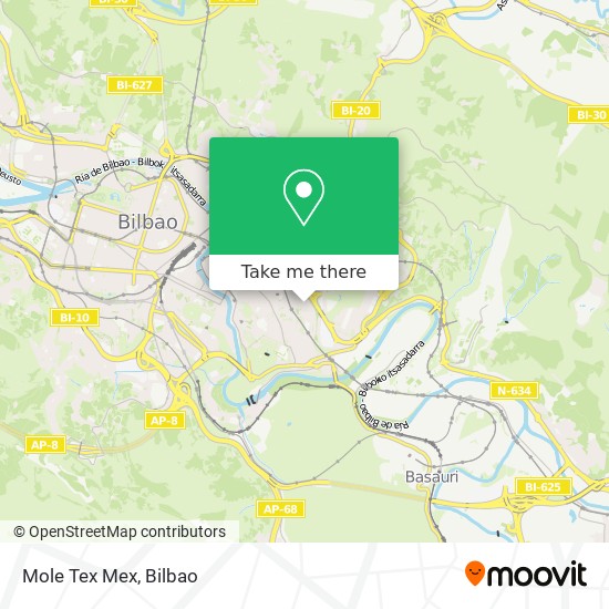 mapa Mole Tex Mex