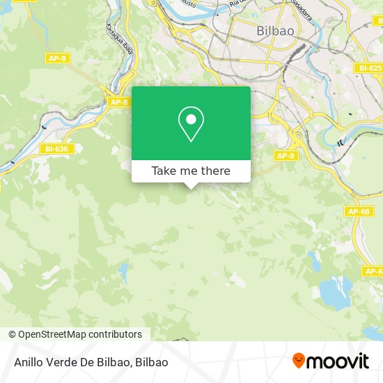 Anillo Verde De Bilbao map