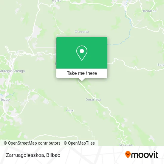 Zarruagoieaskoa map