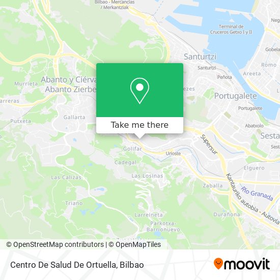 Centro De Salud De Ortuella map