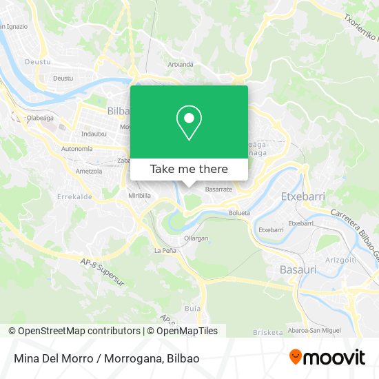 Mina Del Morro / Morrogana map