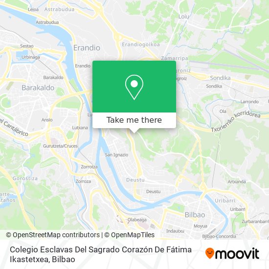 Colegio Esclavas Del Sagrado Corazón De Fátima Ikastetxea map