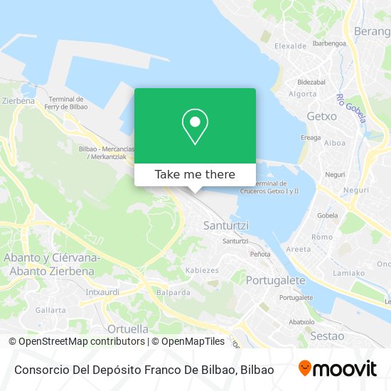 Consorcio Del Depósito Franco De Bilbao map