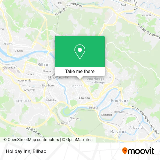 Holiday Inn map