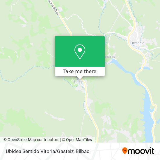 Ubidea Sentido Vitoria/Gasteiz map