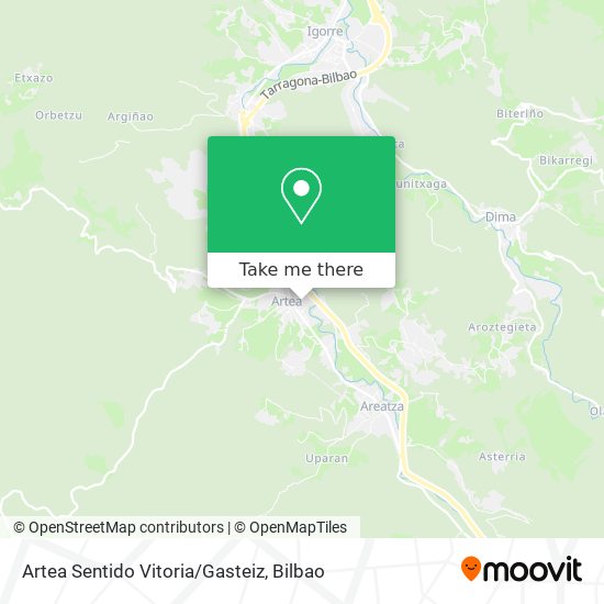 Artea Sentido Vitoria/Gasteiz map