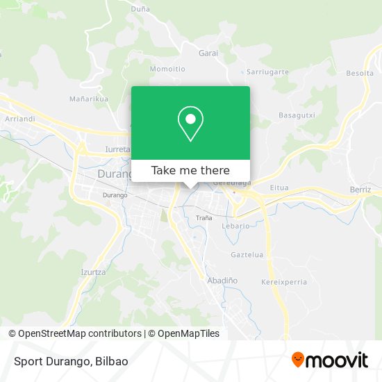 Sport Durango map