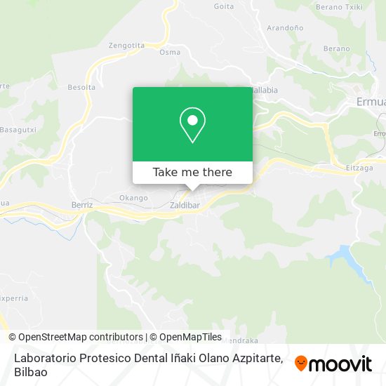 Laboratorio Protesico Dental Iñaki Olano Azpitarte map