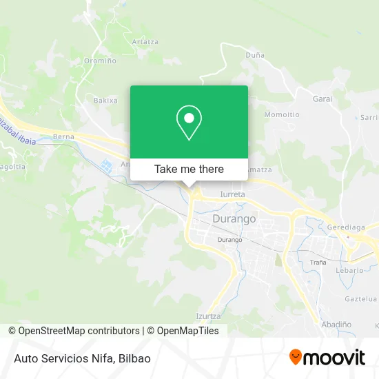 Auto Servicios Nifa map