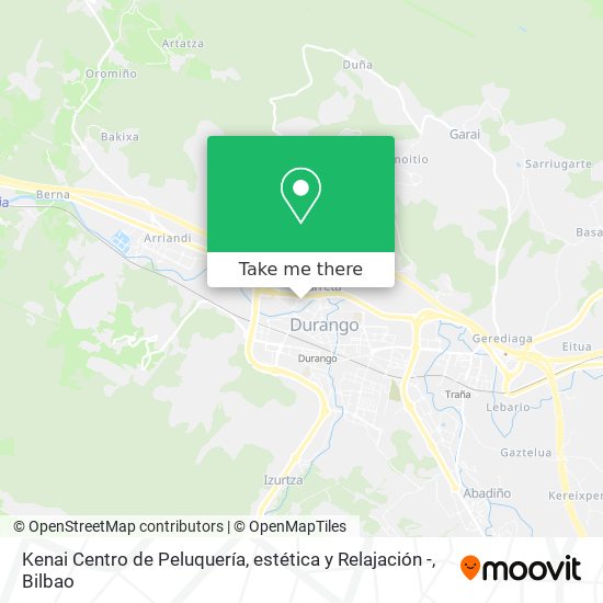 Kenai Centro de Peluquería, estética y Relajación - map