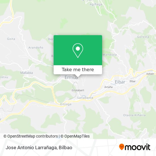 Jose Antonio Larrañaga map