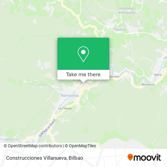 Construcciones Villanueva map