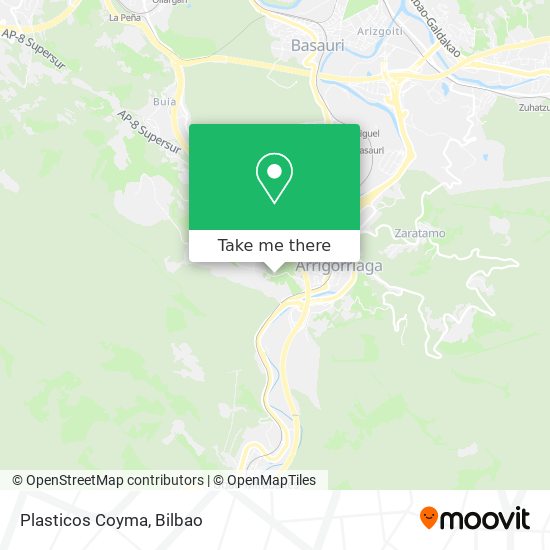 Plasticos Coyma map