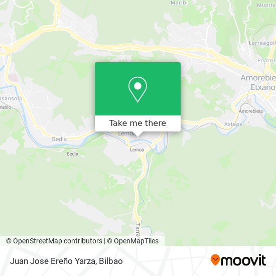 Juan Jose Ereño Yarza map