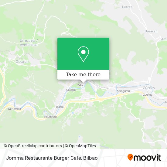 Jomma Restaurante Burger Cafe map